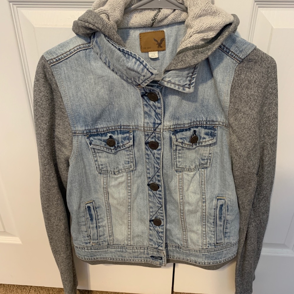 Jean jacket hoodie